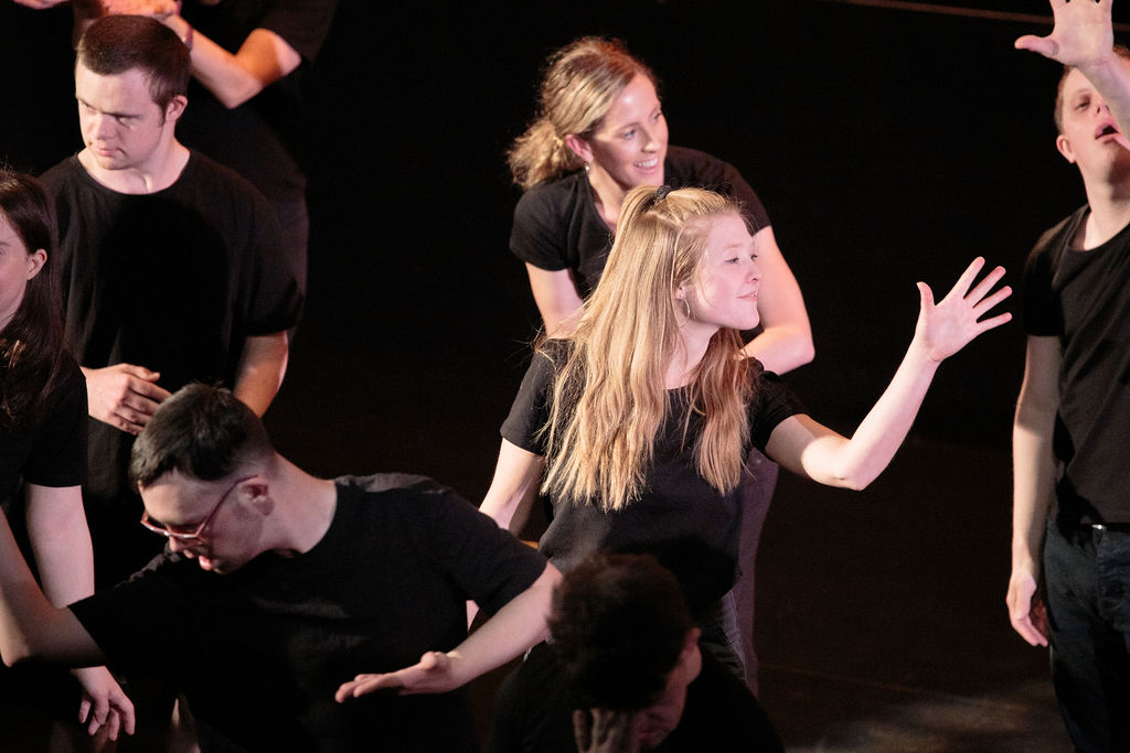 Zoe dancing hands out 