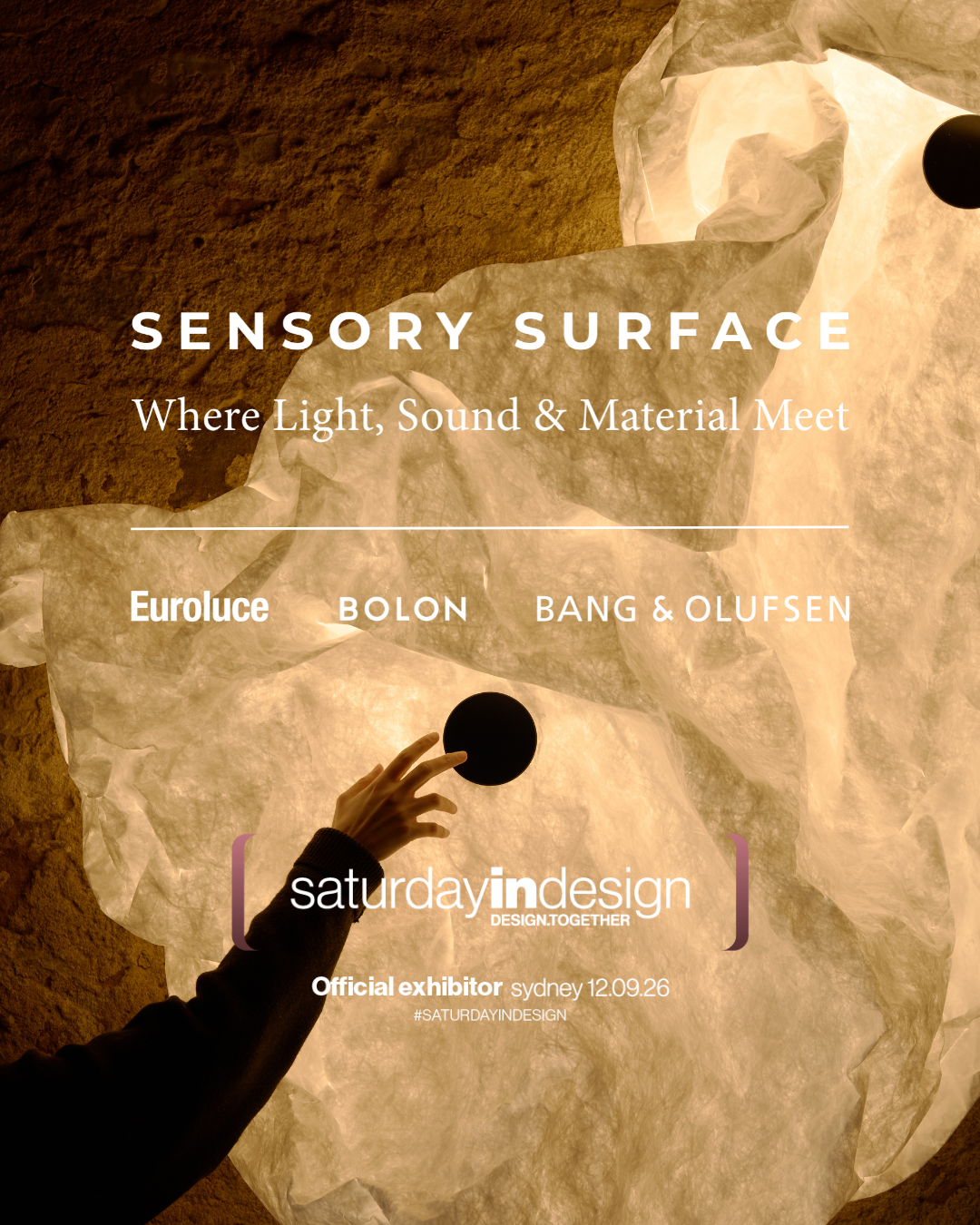 Saturday InDesign 2026 | Sensory Surface 