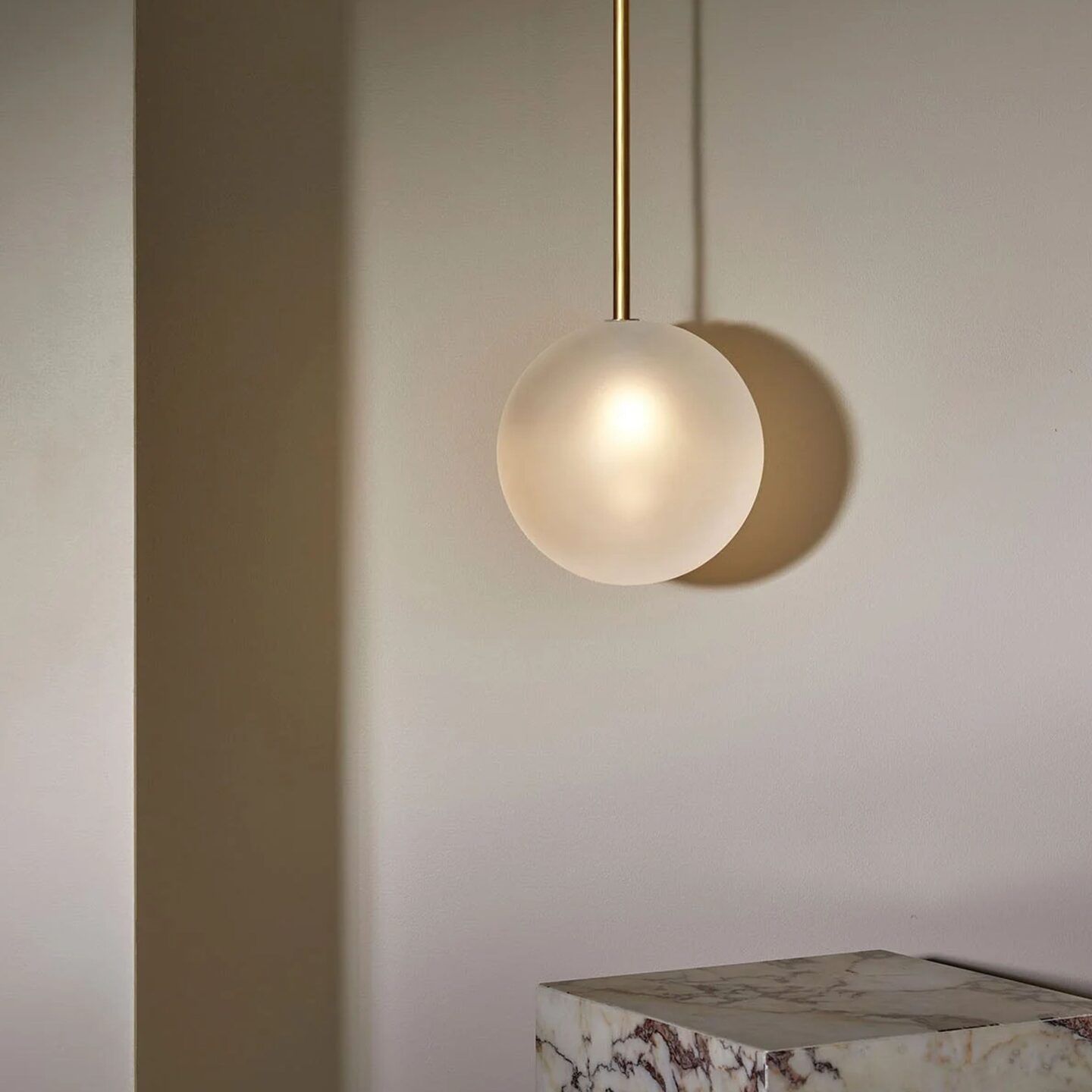 Orb Pendant Large Solid Rod