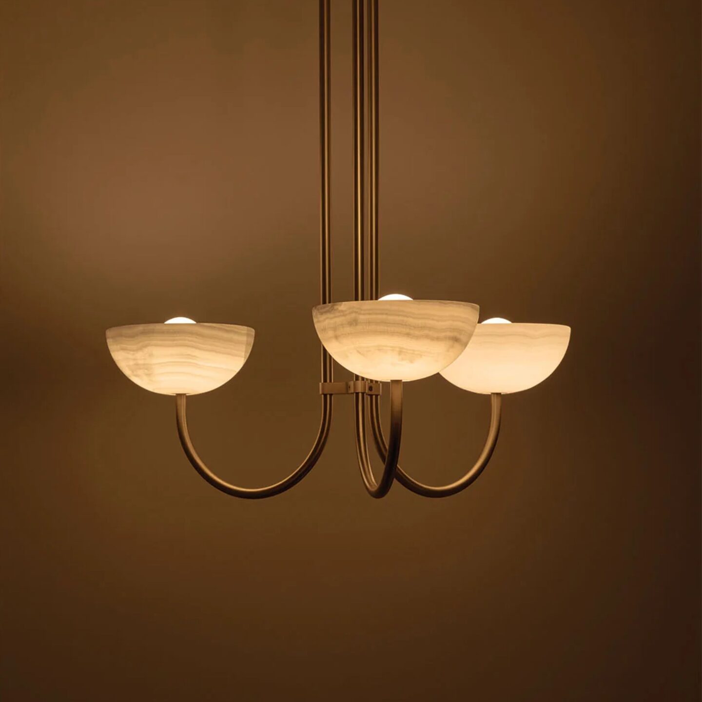 Aurelia Chandelier Triple Small Stone