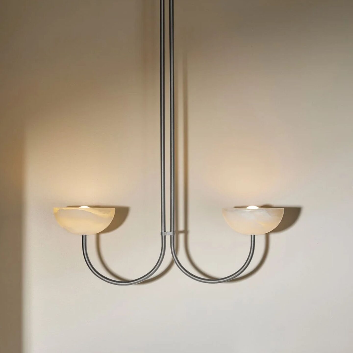 Aurelia Double Pendant Large Stone