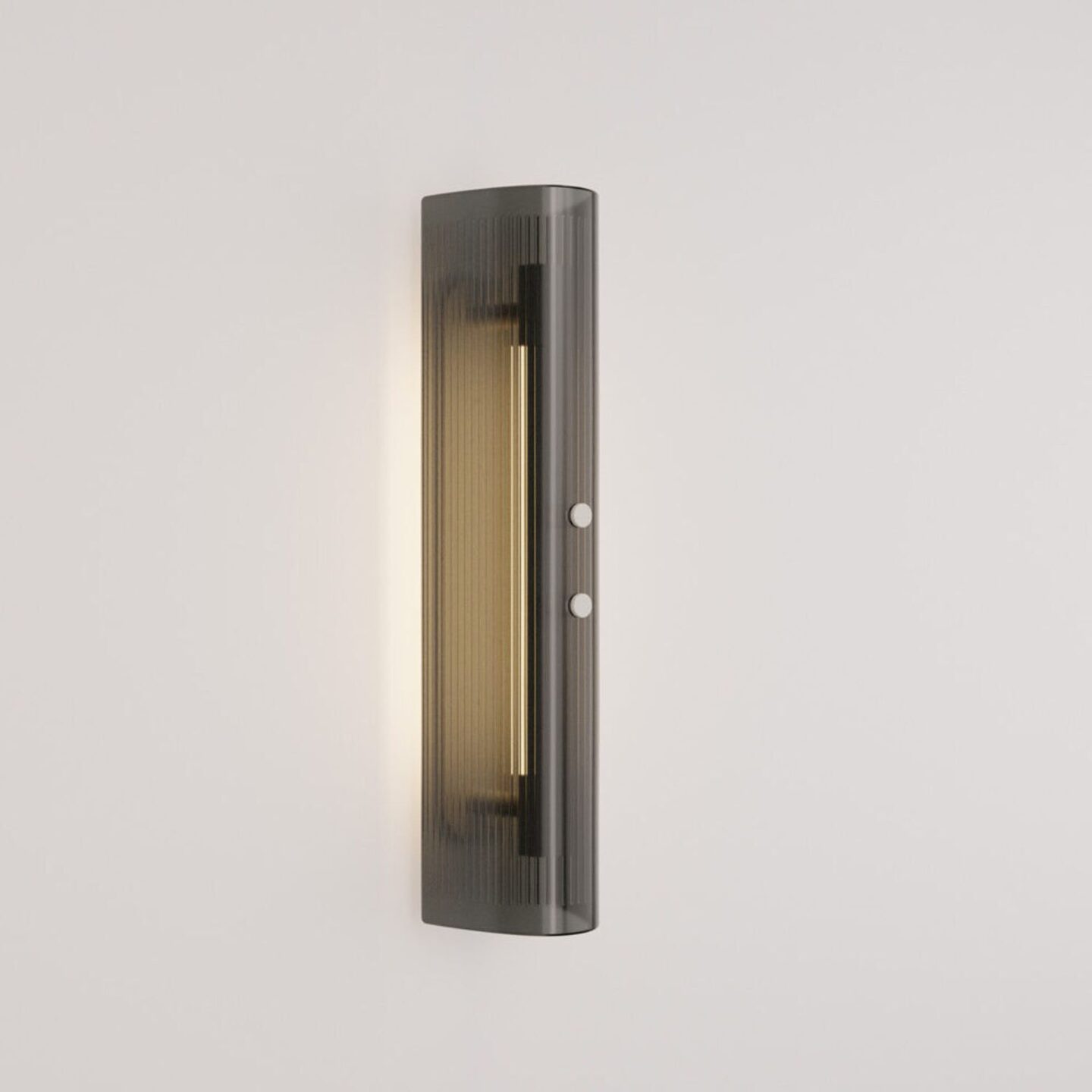 Torii Sconce Ribbed Grey