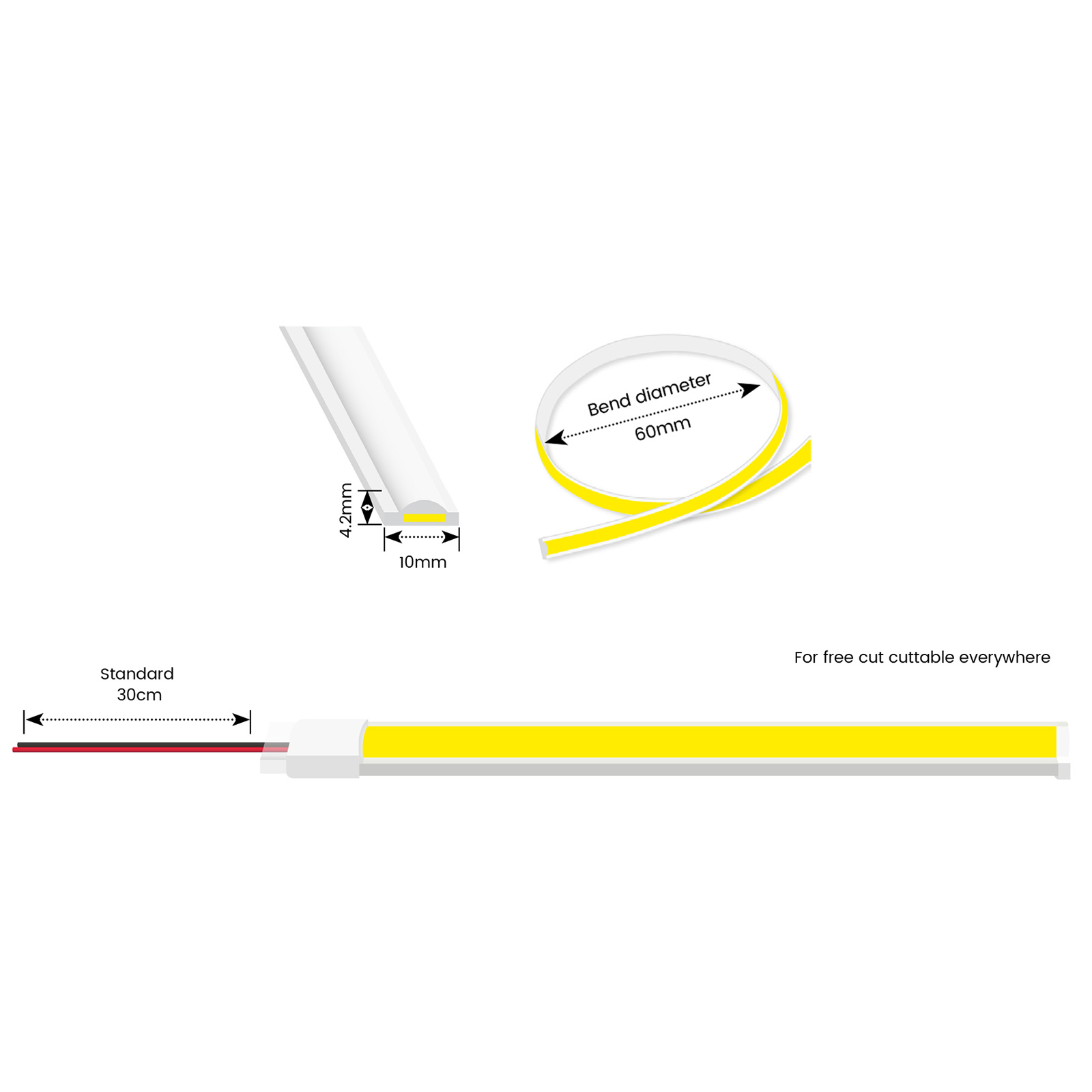 Led Flex Diffusers Top Bend Elite Joinery 10x4