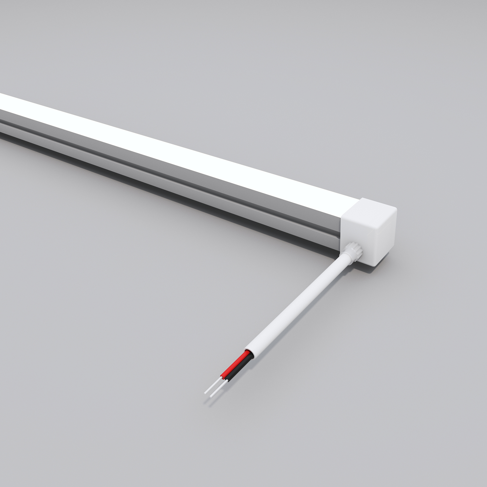 Side Bend NeonFlex 15x15 Side Feed End Cap