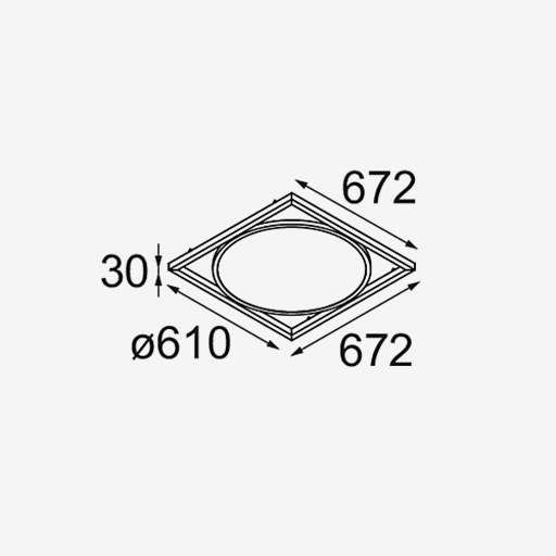 Geometry Suspended Adjustable 672 × 672 1x