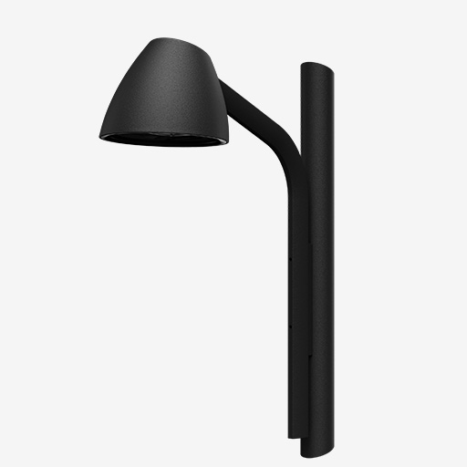 Metapark with pole bracket