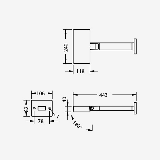 Expolux Wall Arm
