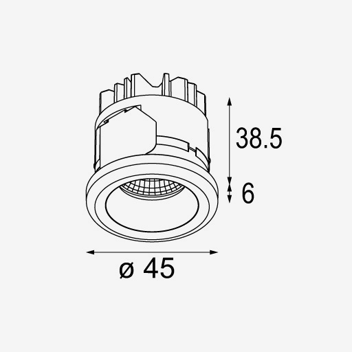 Medard 42 Recessed