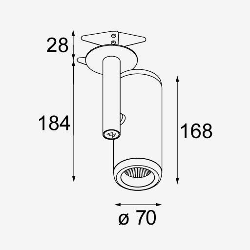 Medard 70 Semi-Recessed