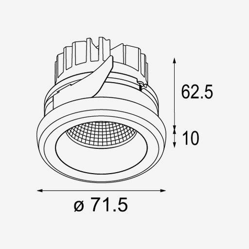 Medard 70 Recessed