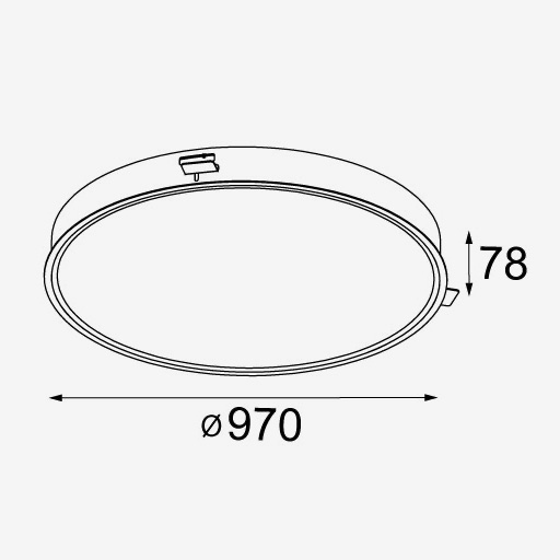 Flat Moon 970 Recessed
