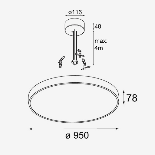 Flat Moon 950 Suspension