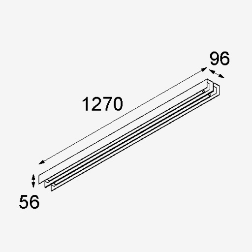 United 1274mm 2xLED