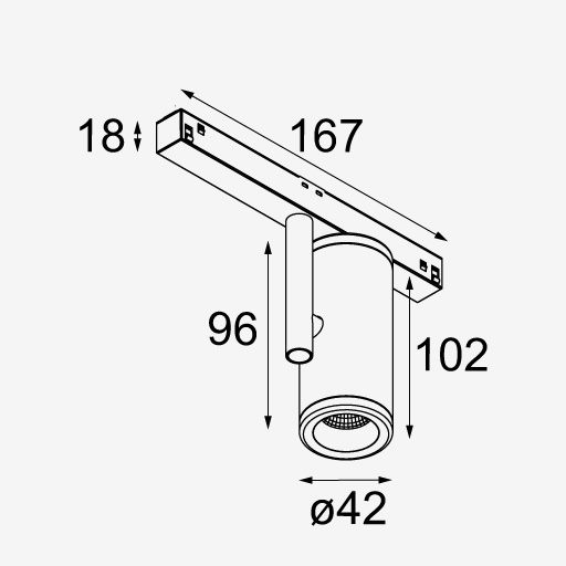 Medard Track 48V 1x LED