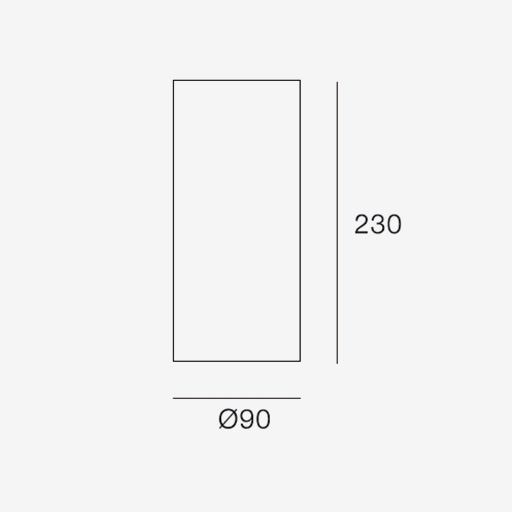 FOURtube 90 Ceiling Mounted