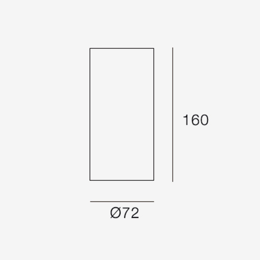 FOURtube 72 Ceiling Mounted