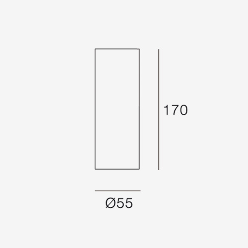 FOURtube 55 Ceiling Mounted