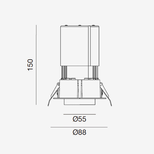 FOURout 55 Recessed