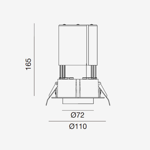 FOURout 72 Recessed