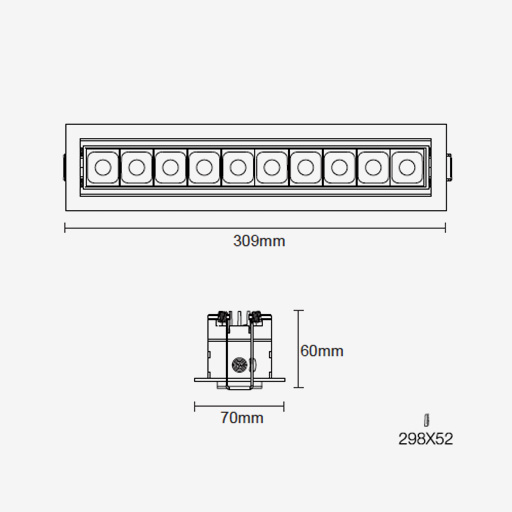 FOURdark A10 Recessed