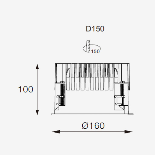 FOURdown 150 Recessed