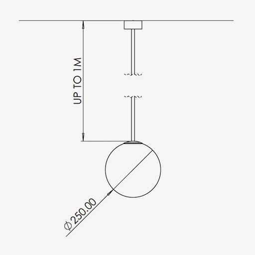 FOURsphere Rod Suspended 250