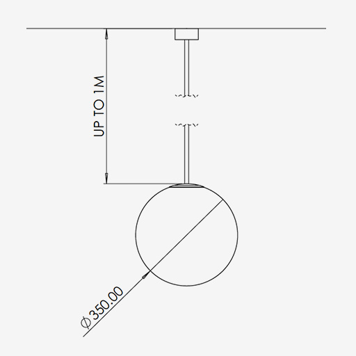 FOURsphere Rod Suspended 350