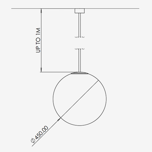 FOURsphere Rod Suspended 450