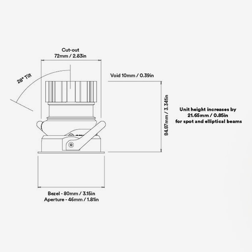 Suri Adjustable Warm Dim