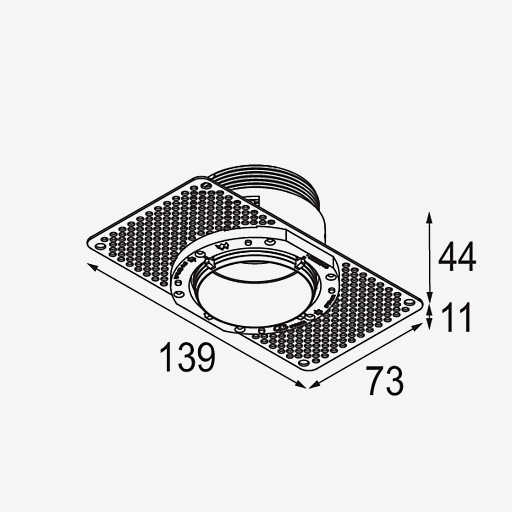 Minude Recessed Trimless 49