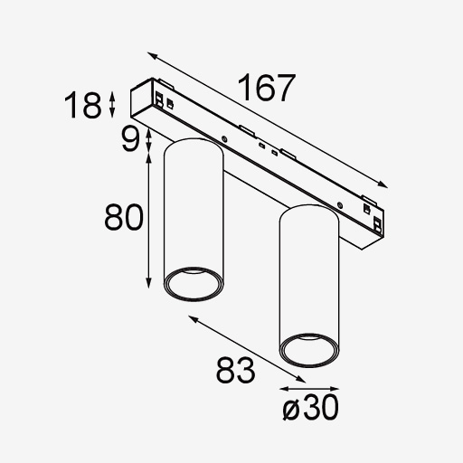 Nyto Track 48V Adjustable 30 2x