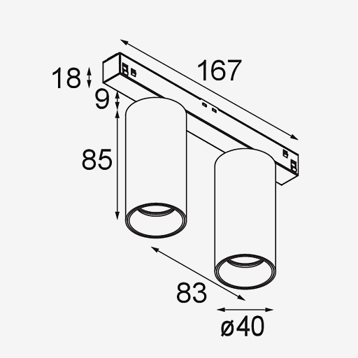 Nyto Track 48V Adjustable 40 2x
