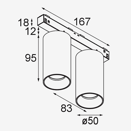 Nyto Track 48V Adjustable 50 2x