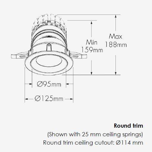 Lumencore Recessed Opticolor+ Small Adjustable