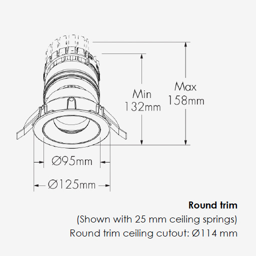 Lumencore Recessed Opticolor+ Small Tilt