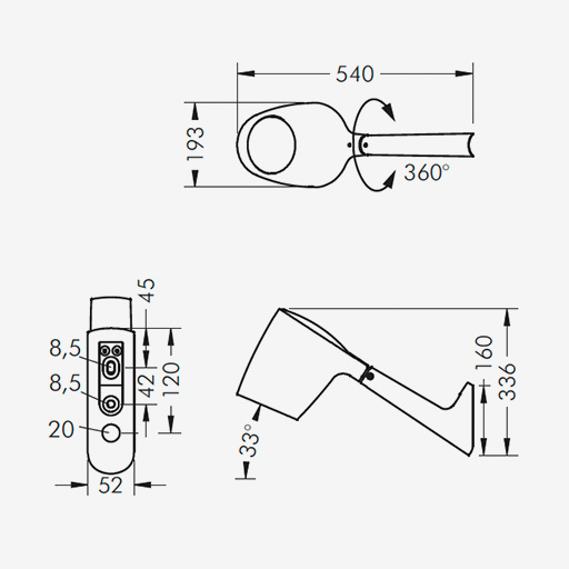 Monospot+ with pole arm
