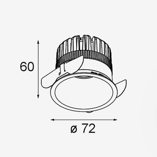 Klevr 72 Recessed