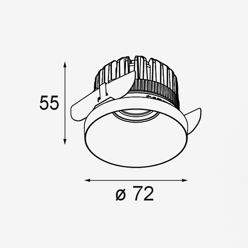 Kup 72 Recessed