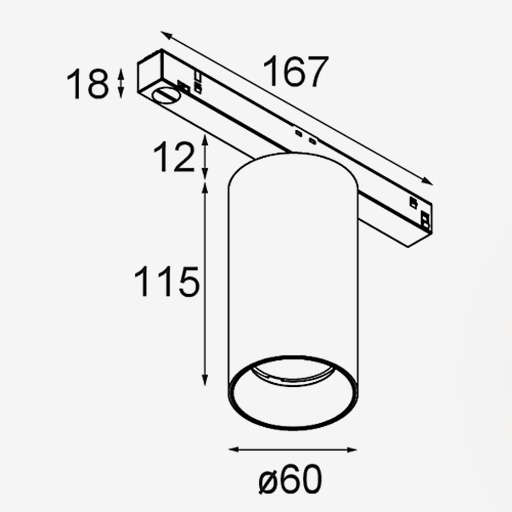 Nyto Track 48V Adjustable 60 1x