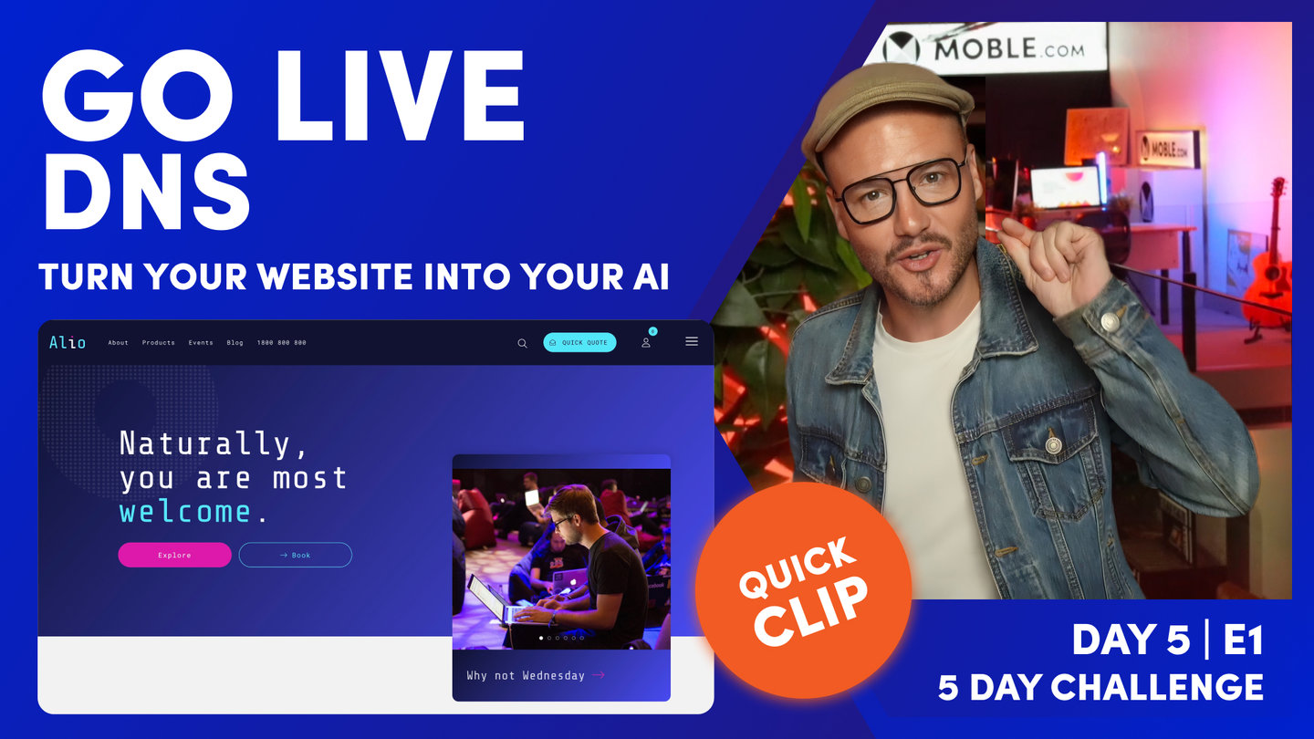 Day 5 Episode 1 - Web School | Go Live