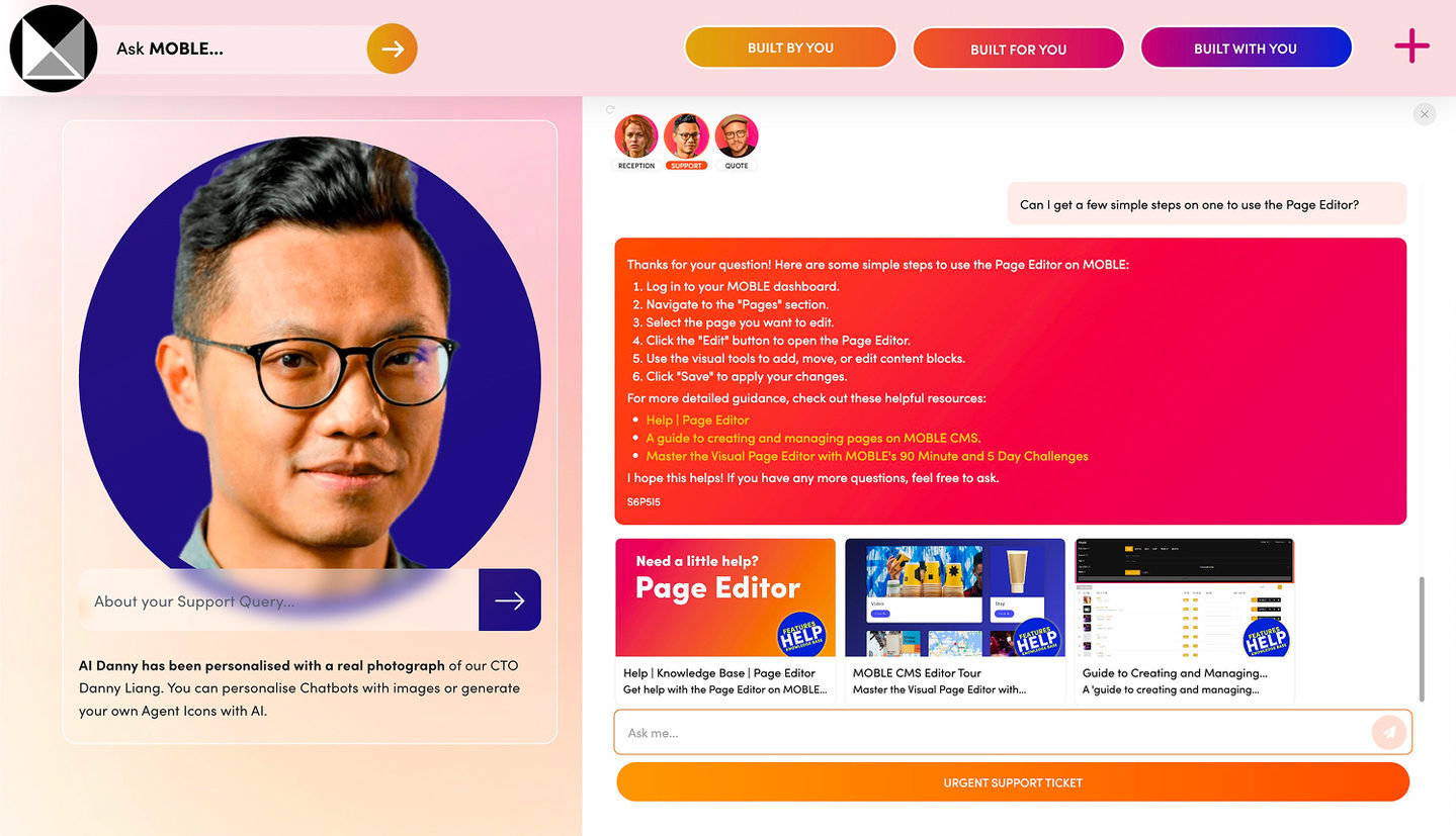 AI Support Ticket Chatbot