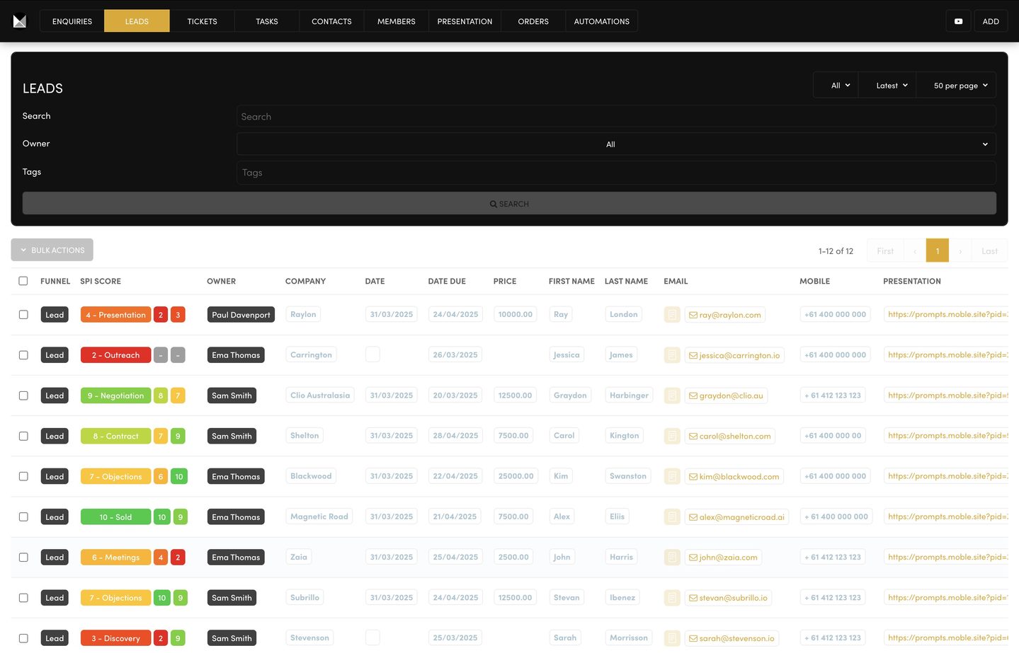 SALES BOX - AI INBOX