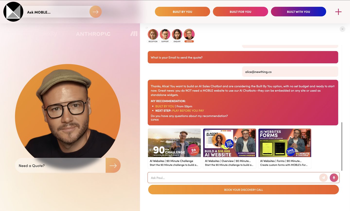 Chatbot Voice | Websites that Talk