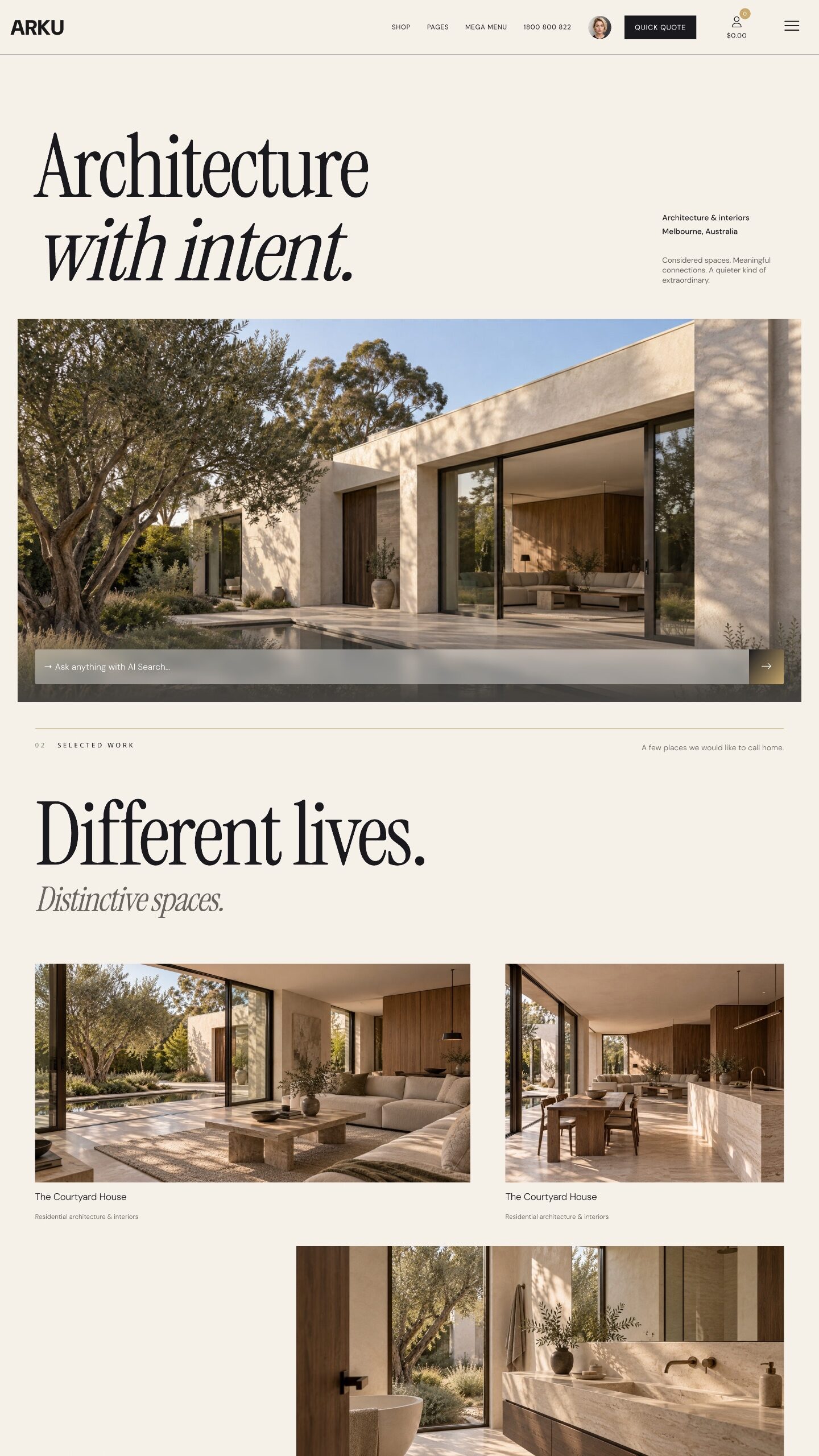 Arku Website Design Theme