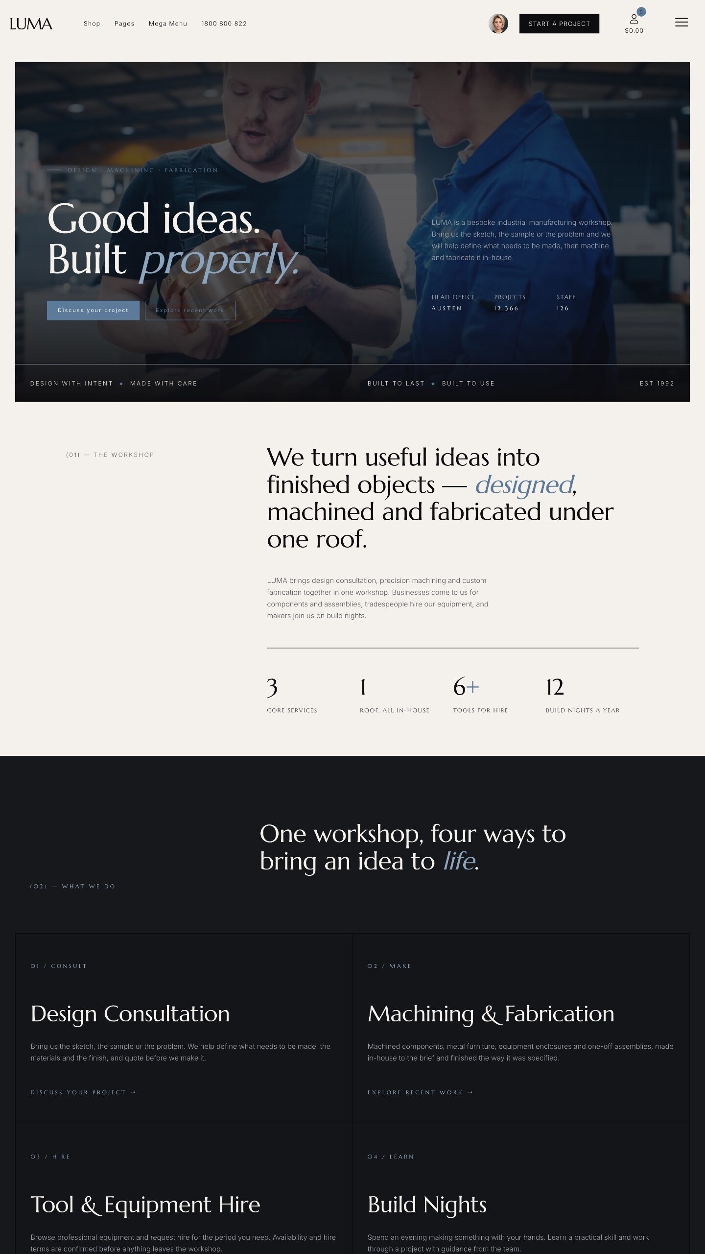 Luma Website Design Theme Luma Website Design Theme